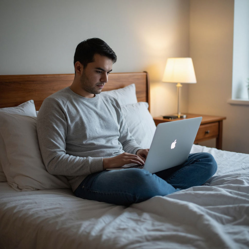 Работа лёжа: польза для мозга и позвоночника при правильной организации и матрасе 1 Работа лёжа: польза для мозга и позвоночника при правильной организации и матрасе