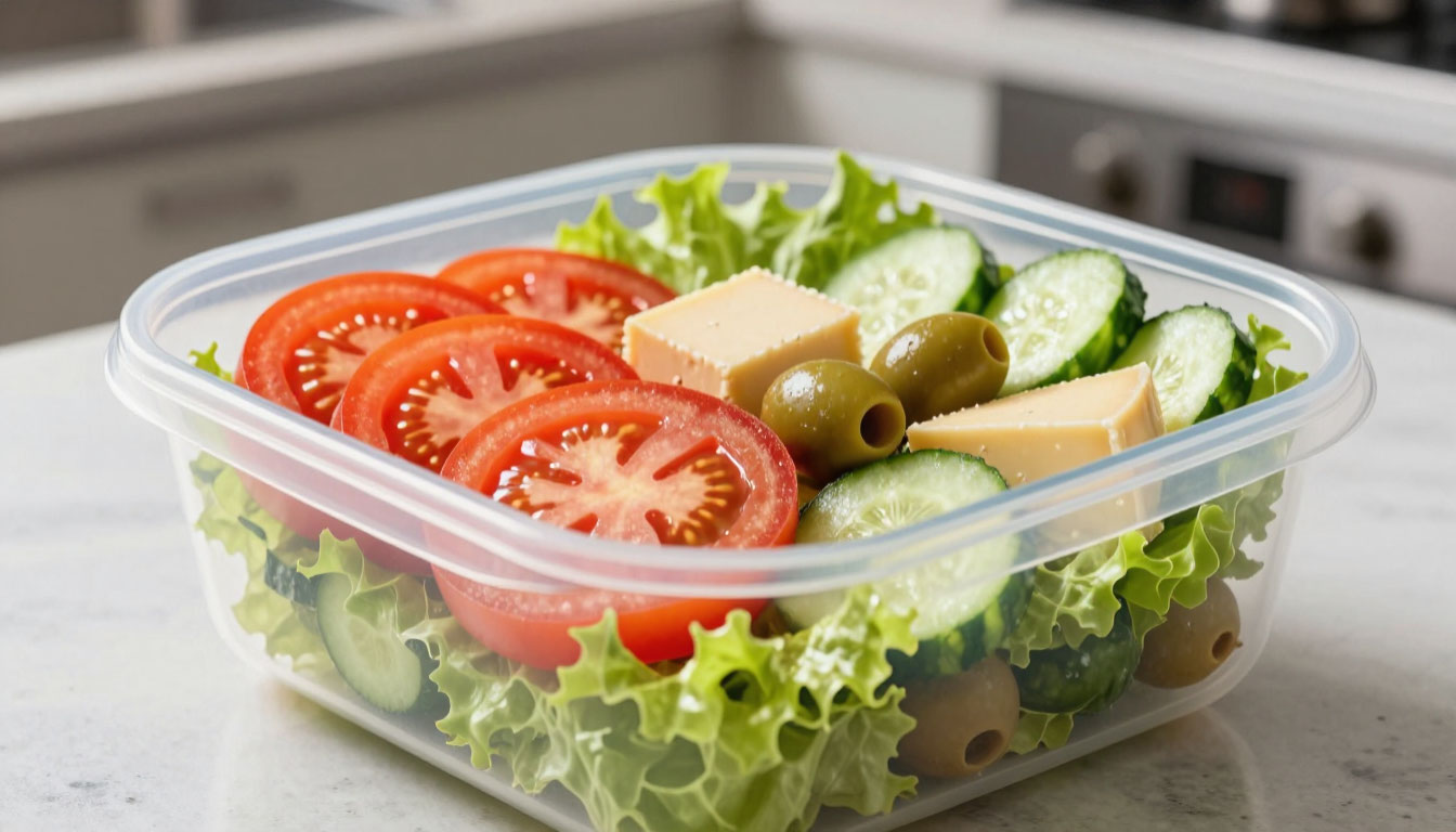 домашняя еда в контейнере