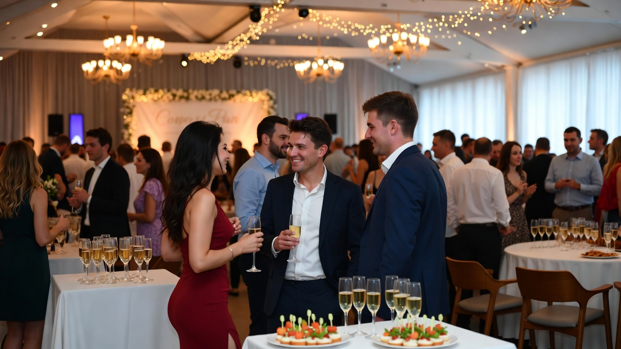 первый бокал на корпоративе