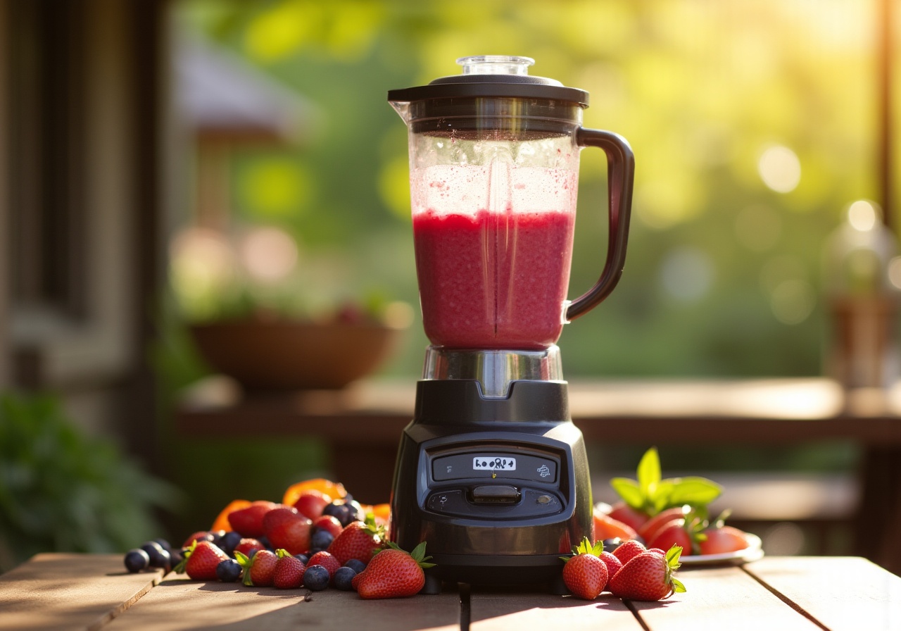 Блендер для дачи: смузи и коктейли из свежих ягод