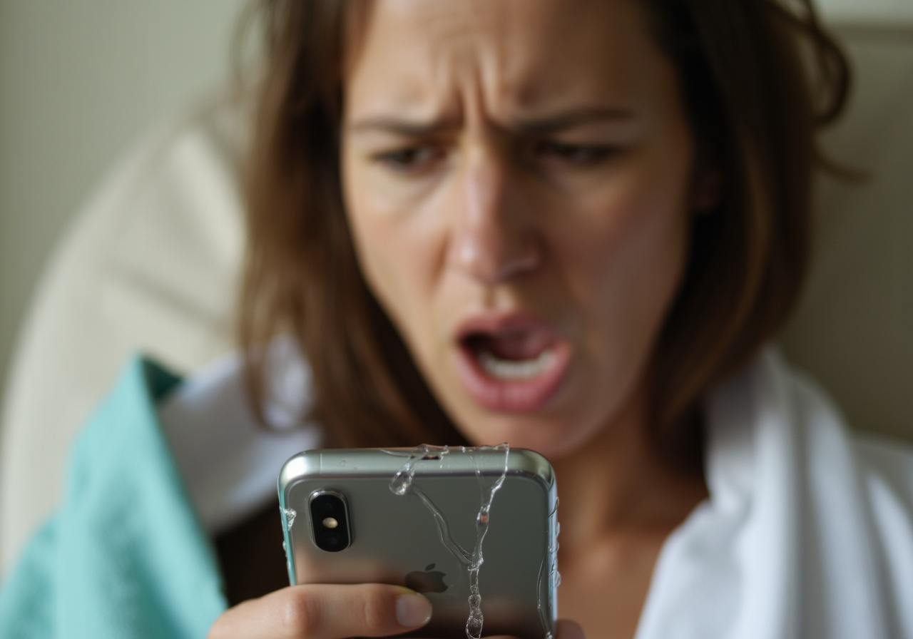 Что делать, если телефон упал в воду: первая помощь