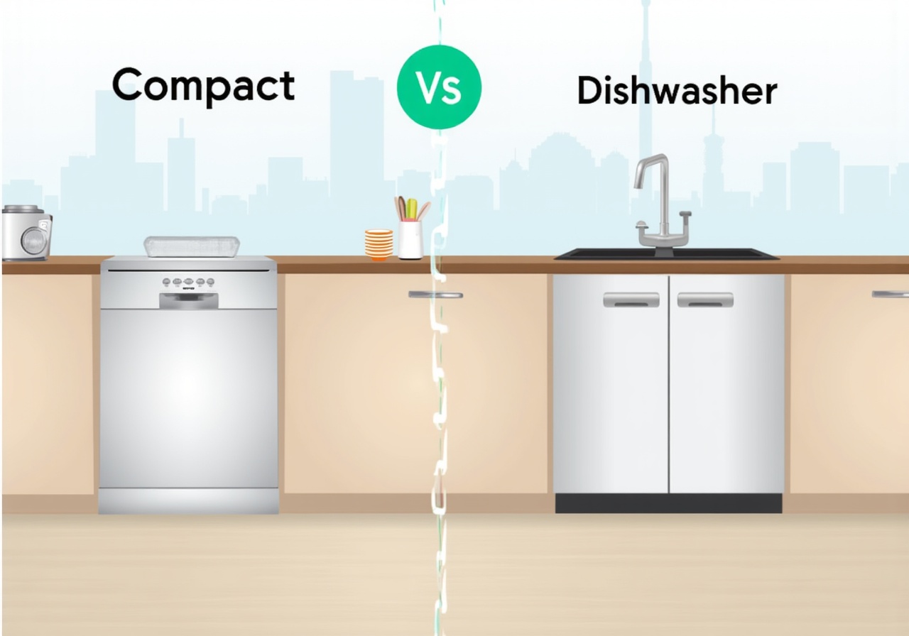 Какую посудомоечную машину выбрать: узкую или полноразмерную?