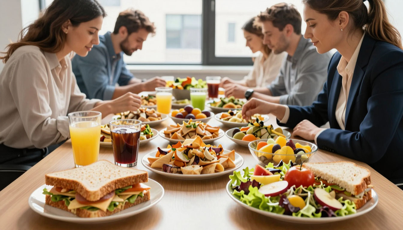 Корпоративные обеды: что выгоднее для кошелька