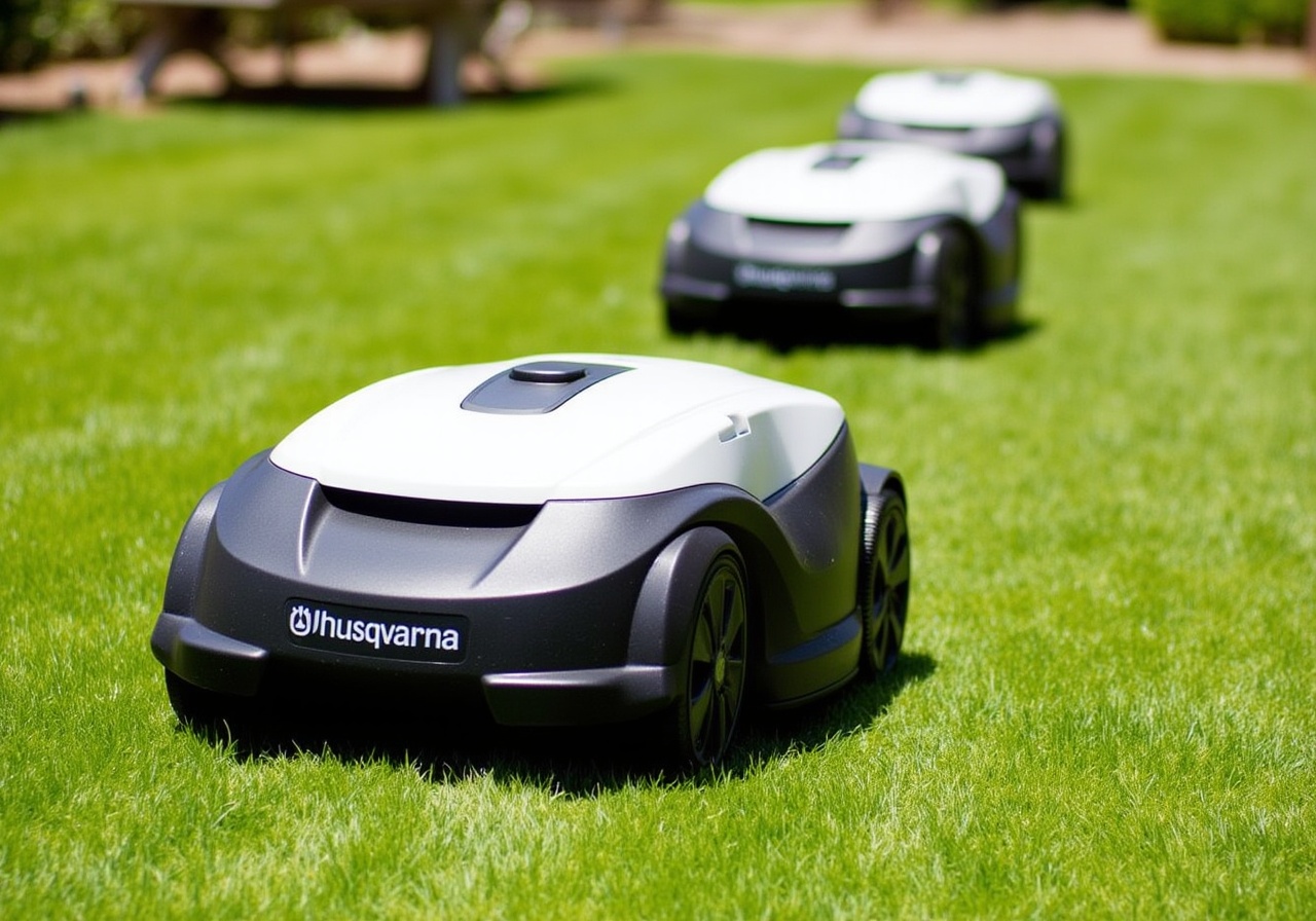 Роботы-газонокосилки: Husqvarna представила модели с GPS-навигацией