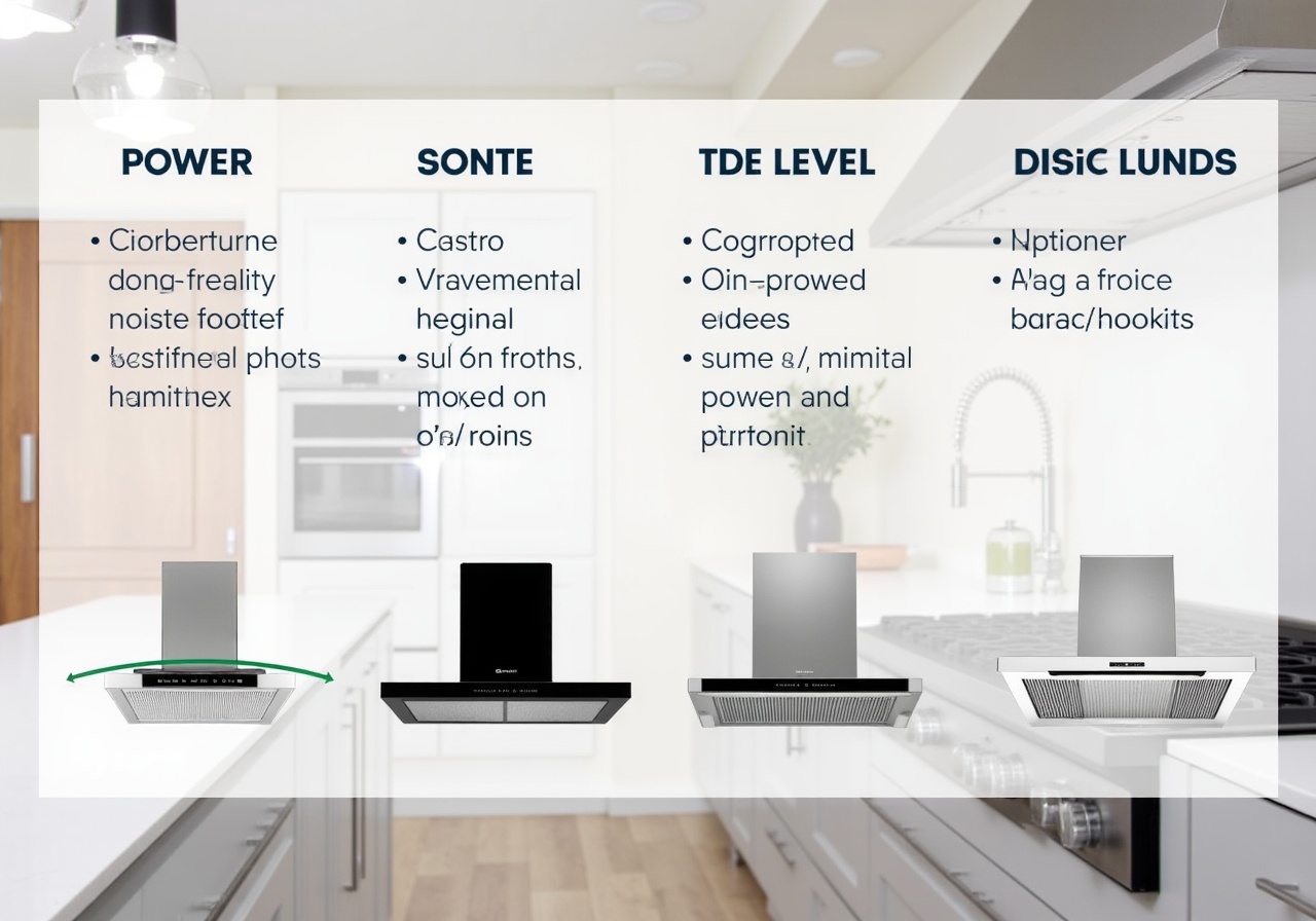 Выбираем вытяжку для кухни: виды, мощность и уровень шума
